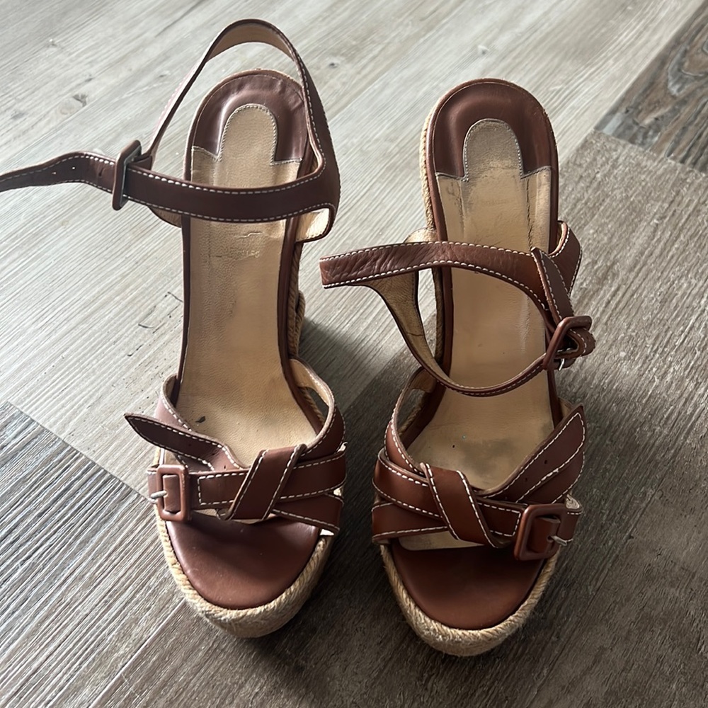 Christian louboutin brown wedges - Picture 3 of 9